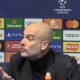 Man City boss Pep Guardiola after beating RB Leipzig in the Champions League