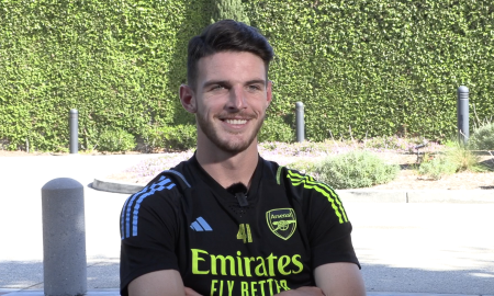 New Arsenal midfielder Declan Rice
